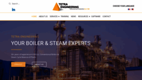 What Tetra-eng.com website looked like in 2021 (2 years ago)