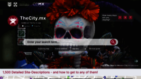 What Thecity.mx website looked like in 2021 (2 years ago)