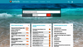 What Turistik.ro website looked like in 2021 (2 years ago)