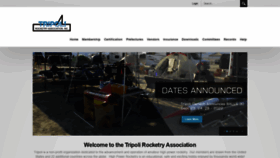 What Tripoli.org website looked like in 2021 (2 years ago)