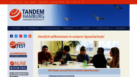 What Tandem-hamburg.de website looked like in 2021 (2 years ago)
