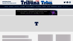 What Tribunadabahia.com.br website looked like in 2021 (2 years ago)