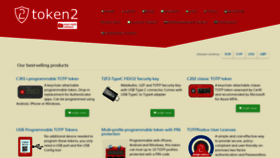 What Token2.com website looked like in 2021 (2 years ago)