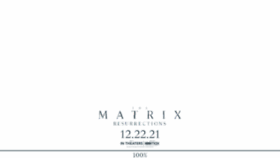 What Thematrix.com website looked like in 2021 (2 years ago)