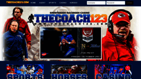 What Thecoach123.com website looked like in 2021 (2 years ago)