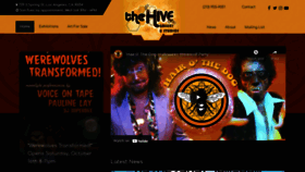 What Thehivegallery.com website looked like in 2021 (2 years ago)