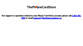 What Thephonecardstore.ca website looked like in 2021 (2 years ago)