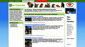 What Tierinserate.ch website looked like in 2021 (2 years ago)