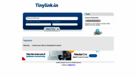 What Tinylink.in website looked like in 2021 (2 years ago)