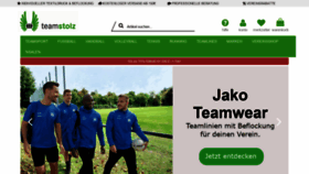 What Teamstolz.de website looked like in 2021 (2 years ago)