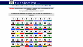 What Tucolectivo.info website looked like in 2021 (2 years ago)