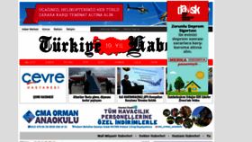 What Turkiyehaberci.com website looked like in 2021 (2 years ago)
