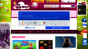 What Topbabygames.com website looked like in 2021 (2 years ago)