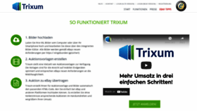 What Trixum.de website looked like in 2021 (2 years ago)