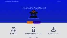 What Trxsatoshi.xyz website looked like in 2021 (2 years ago)