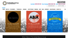What Theglobalbeautygroup.com.au website looked like in 2021 (2 years ago)