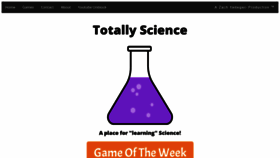 What Totallyscience.co website looked like in 2021 (2 years ago)