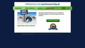 What Taschensuechtig.de website looked like in 2021 (2 years ago)