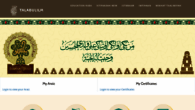 What Talabulilm.com website looked like in 2021 (2 years ago)