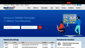 What Techfetch.com website looked like in 2021 (3 years ago)