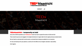What Tedxmaastricht.nl website looked like in 2021 (2 years ago)
