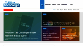 What Tudoemtecnologia.com website looked like in 2021 (2 years ago)