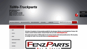 What Tewetruckparts.com website looked like in 2021 (2 years ago)