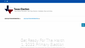 What Txelection.com website looked like in 2021 (2 years ago)