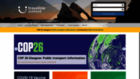 What Travelinescotland.com website looked like in 2021 (2 years ago)