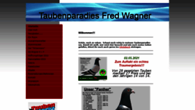 What Taubenparadies-fred-wagner.com website looked like in 2021 (2 years ago)