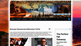 What Turklib.ru website looked like in 2021 (2 years ago)