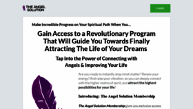 What Theangelsolution.com website looked like in 2021 (2 years ago)