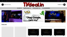 What Tvdeal.in website looked like in 2021 (2 years ago)