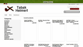 What Tabak-heimerl.de website looked like in 2021 (2 years ago)