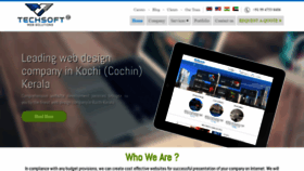 What Techsoftweb.com website looked like in 2021 (2 years ago)