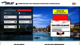 What Twinjet.fr website looked like in 2021 (3 years ago)