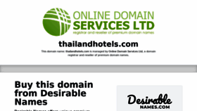 What Thailandhotels.com website looked like in 2021 (2 years ago)