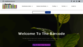 What Thebarcode.com website looked like in 2021 (2 years ago)