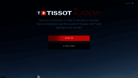 What Tissot-academy.ch website looked like in 2021 (2 years ago)