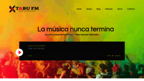 What Tabufm.com website looked like in 2021 (2 years ago)