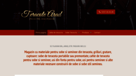 What Teracote-arad.ro website looked like in 2021 (2 years ago)