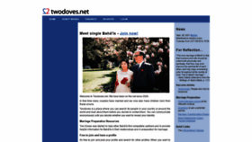 What Twodoves.net website looked like in 2021 (2 years ago)