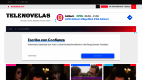 What Telenovelasweb.com website looked like in 2021 (2 years ago)