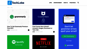 What Techlobe.net website looked like in 2021 (2 years ago)