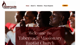 What Tabernaclembc.org website looked like in 2021 (2 years ago)