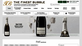 What Thefinestbubble.com website looked like in 2021 (2 years ago)