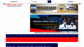 What Tegas.co website looked like in 2021 (2 years ago)