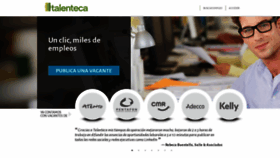 What Talenteca.com website looked like in 2021 (2 years ago)