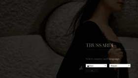 What Trussardi.com website looked like in 2021 (2 years ago)
