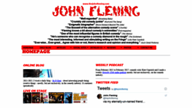 What Thejohnfleming.com website looked like in 2021 (2 years ago)